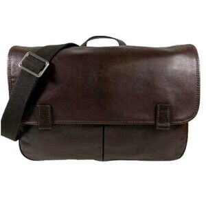 Fossil Mercer EW Leather City Bag Men's Messenger Brown Crossbody MRP $178